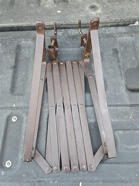 Vintage Ford Model T Running Board Clamp On Folding Expandable Luggage Rack | eBay