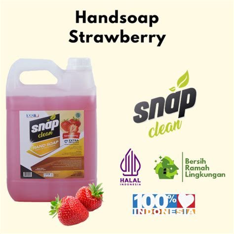 Jual Sabun Cuci Tangan Hand Soap SNAP CLEAN 4 Liter - Khusus Gojek ...