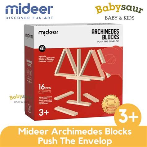 Jual Mideer Archimedes Blocks Push The Envelop Mainan Balok Edukasi ...