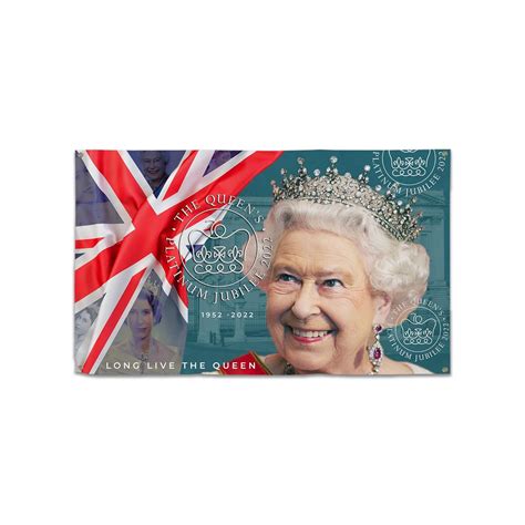 Buy Platinum Jubilee | Our Queen Union Jack Banner | 5x3ft | Indoor ...