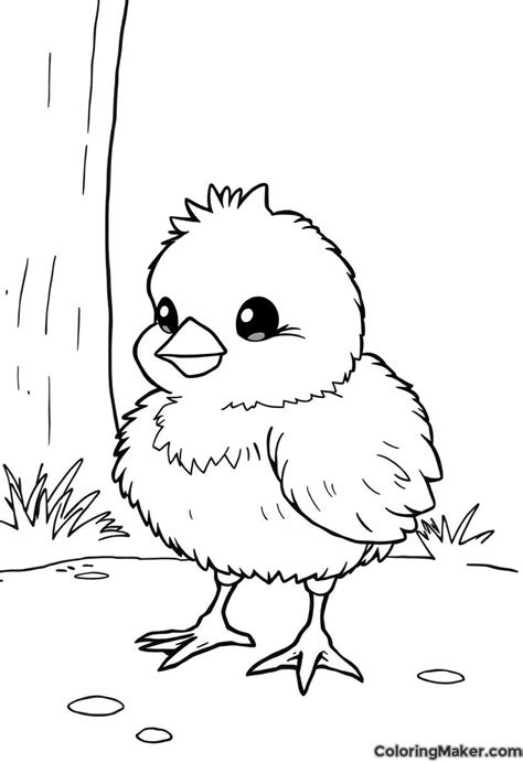 Chick Coloring Pages, 4 Free Printables | ColoringMaker