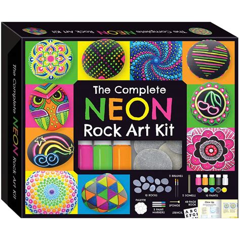 Hinkler DIY Rock Painting the Complete Neon Rock Art Kit | Michaels