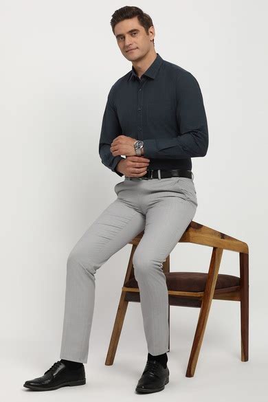 Buy Men Dark Green Slim Fit Full Sleeves Formal Shirt Online - 39975316 ...