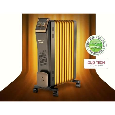 HAVELLS 2900 W Hestio Straight Fins OFR with Fan 3 Heat Setting PTC Mu ...