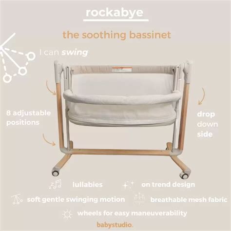 Self-Rocking Bassinet by Rockabye | Baby Brand in Australia | One Fine Baby