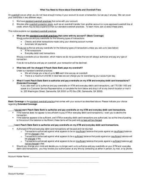 Image result for Overdraft Services