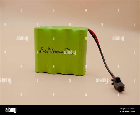 Ni-Cd batteries on isolated background Stock Photo - Alamy