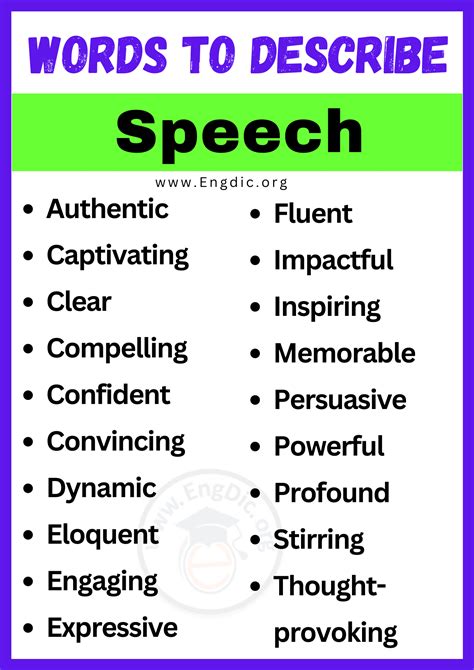 Image result for Description Speech Examples