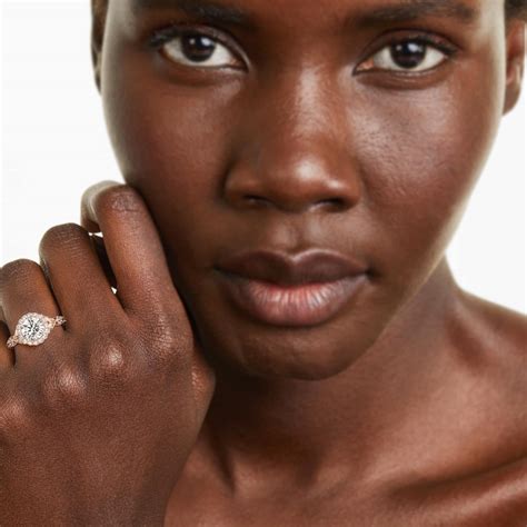 14K Rose Gold Milgrain Navette Halo Engagement Ring-17778r14