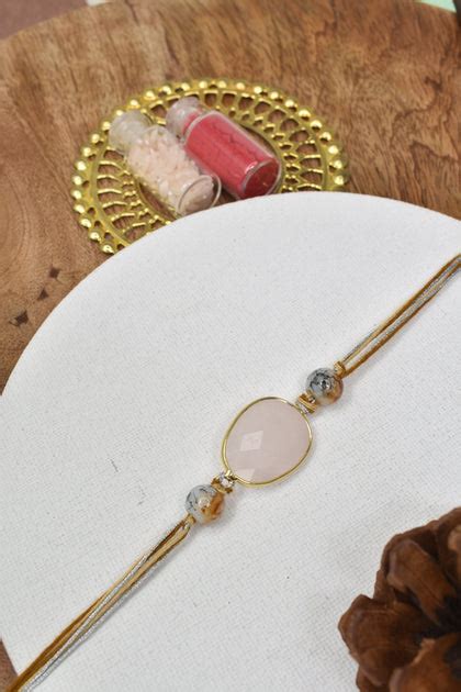 Meira Jewellery Celebrate Rakhi with Purple Gemstone Ties|Rakhi for ...