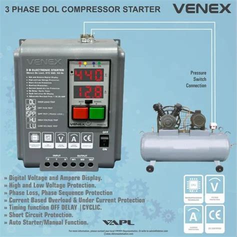 MOTOR STATER - Single Phase Ac Starter, Venex Singal Phase Starter ...