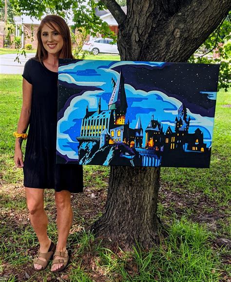 Image result for Hogwarts Acrylic Tutorial