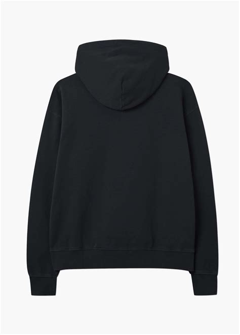 410GSM Hooded Sweatshirt Black Wash - XL | Plain black hoodie ...
