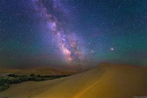 Milky Way Saturn & Mars over Bruneau Sand Dunes | Bruneau Dunes State ...