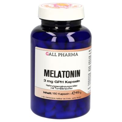 Melatonin 3 mg GPH Capsules [4019930]-Gall-Pharma GmbH-Online-Shop