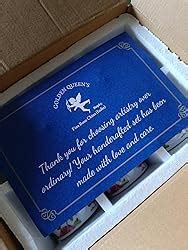 GOLDEN QUEEN'S Handcrafted Tea Cups - Set of 6 | Ideal for Everyday Tea ...