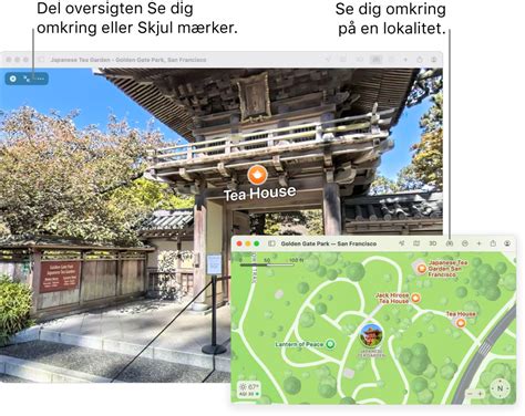 Se dig omkring på lokaliteter i Kort på Mac - Apple-support (DK)