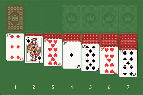 Solitaire Card Layout 的图像结果