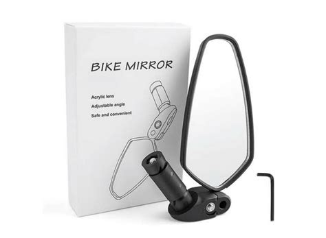 FastPed Adjustable Road Bike Rear View Mirror | Aluminium Handlebar ...