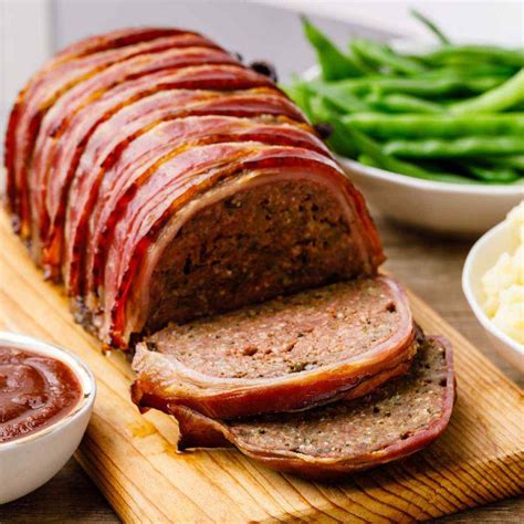 Bacon Wrapped Meatloaf Recipe : Mozzarella Stuffed Bacon Wrapped ...