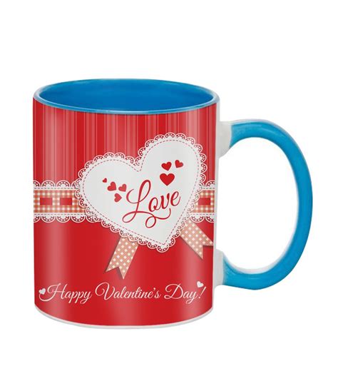 Buy Sky Trends Ceramic Coffee Mug Valentine's Day Gift, 300Ml, St ...