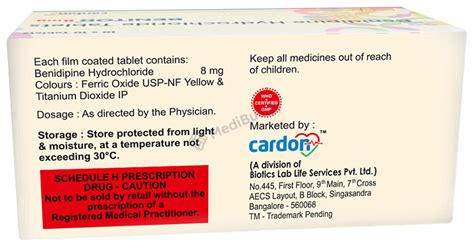Benitor 8mg Tablet: Price, Uses, Side Effects & How to Use - MediBuddy