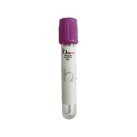 Nasmed K3 EDTA Vacuum Blood Collection Tube - 10ml Pack of 100 Tubes ...