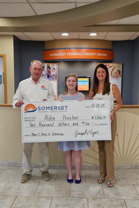 2024 SFCU Scholarship Recipients - Somerset Federal Credit Union