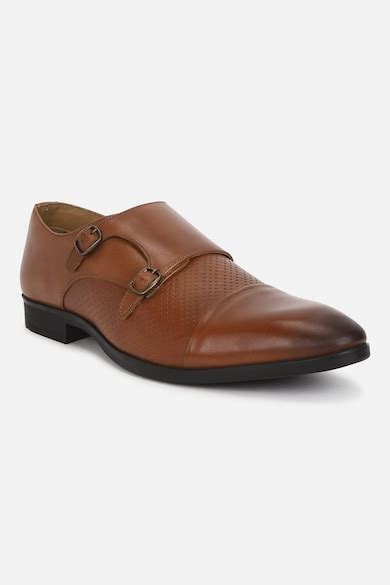 Buy Men Brown Formal Shoes Online - 962803 | Van Heusen