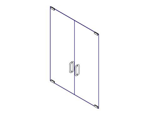 Autocad Double Swing Doors