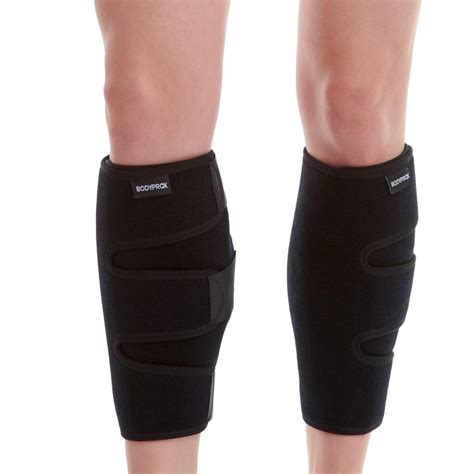 Bodyprox Calf Support Brace 2 Pack Adjustable Shin Splint Compression ...