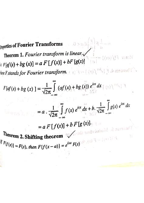 Properties of Fourier transforms - Numerical Methods For Engineers ...