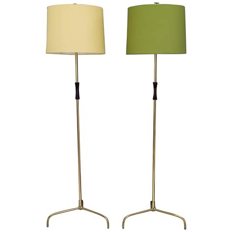 Two Rupert Nikoll Floor Lamps, circa 1950s For Sale at 1stDibs