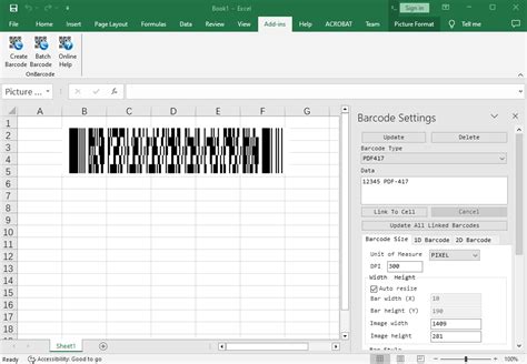 Image result for Barcode Generator for Excel VBA
