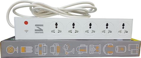 wipro Smart Wi-Fi Usb Extension Board With 3 Universal Socket & 3 Usb ...