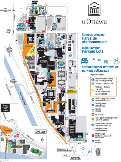 Ottawa U Map | Color 2018