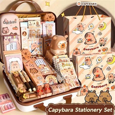 Capybara Series Stationery Gift Box Set High-Value Learning Supplies ...