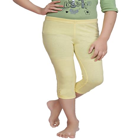 Tiny Girl Jasper Yellow 3/4th Slim Fit Leggings