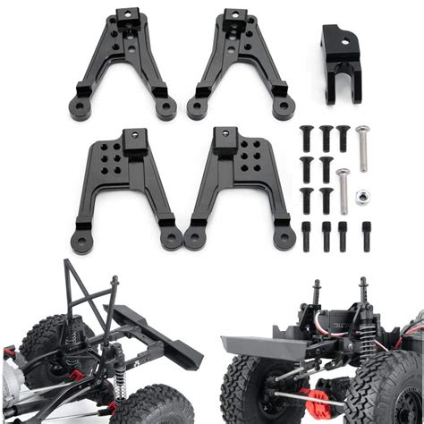 RCLions Aluminum Front/Rear Shock Tower Shock Hoops for Axial SCX10 ii ...