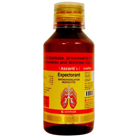 Ascoril Plus Expectorant 120 ml Price, Uses, Side Effects, Composition ...