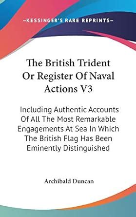 Buy The British Trident Or Register Of Naval Actions V3: Including ...
