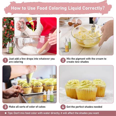 Treedoa Food Colouring Liquid Set,18 Colors x 10ml Food India | Ubuy