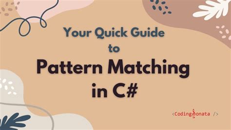 Image result for C# Pattern Matching