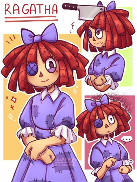 Ragatha - The Amazing Digital Circus 🌈 - @ItzKatty12 (On X) | Tutorial ...