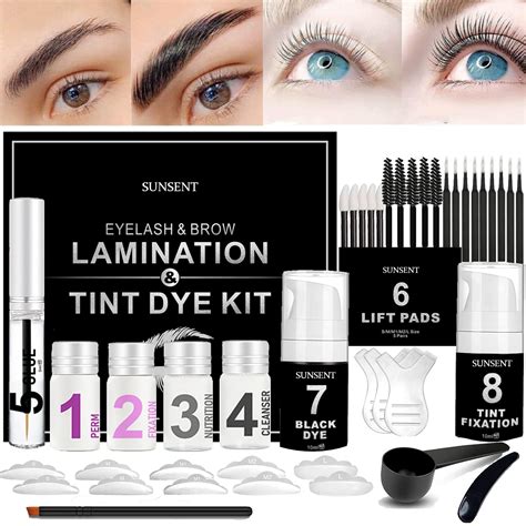 SUNSENT Brow Lamination and Lash Lift Kit - Quick India | Ubuy