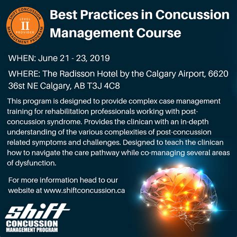 Shift Concussion Management - Level 2 Course - SAOT