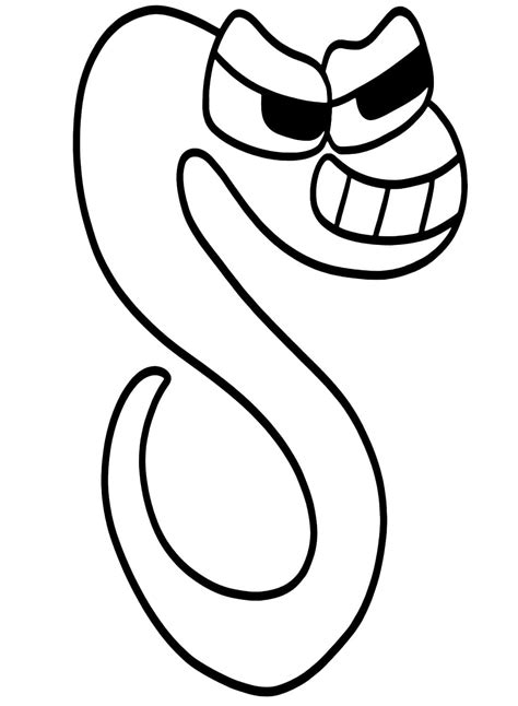 Alphabet Lore coloring pages - ColoringLib