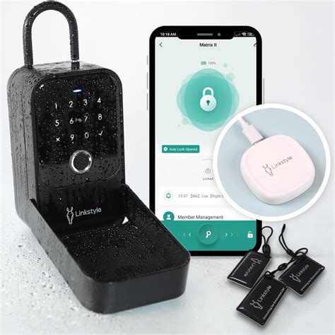 LINKSTYLE Matrix II Smart Key Lock Box with WiFi Hub for Anywhere ...