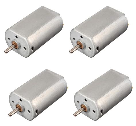 Buy Kit4Curious Metal 4Pcs 3-9V High Speed 24000Rpm Dc Motor For Diy ...