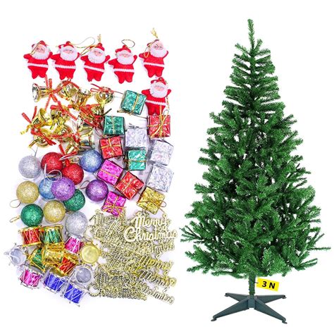 Buy TIED RIBBONS Christmas Tree 3 Feet with 66 Decoration Ornaments ...